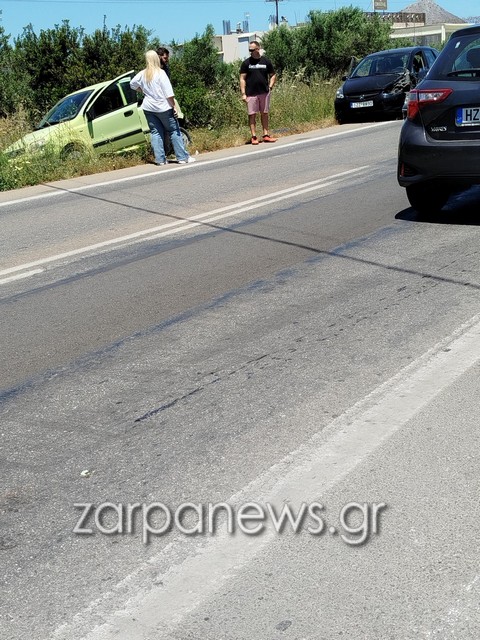 Κρήτη: Καραμπόλα με τρία αυτοκίνητα – Βαν και ΙΧ «δίπλωσαν» σε Fiat Panda! - Δείτε εικόνες