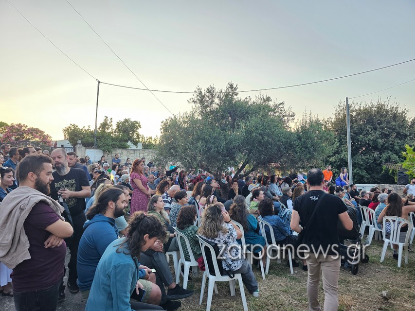Η Μάγδα Φύσσα και η Σεμίνα Διγενή «φώτισαν» το Κοντομαρί – Η μνήμη όπλο ενάντια στον φασισμό